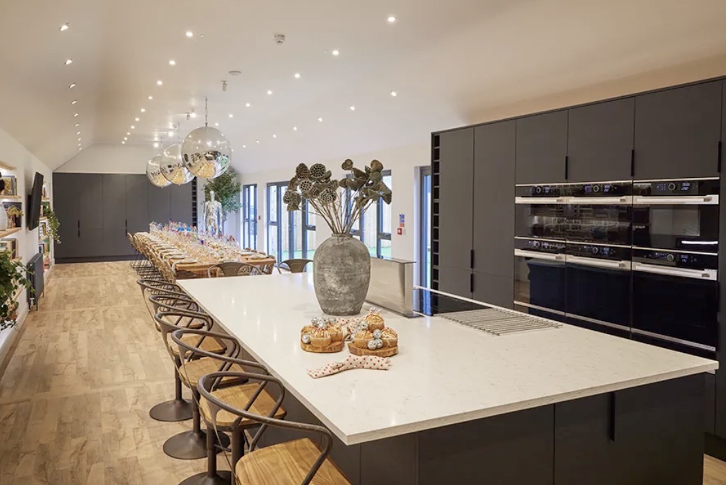 Professional kitchen for nutrition at MC Retreats